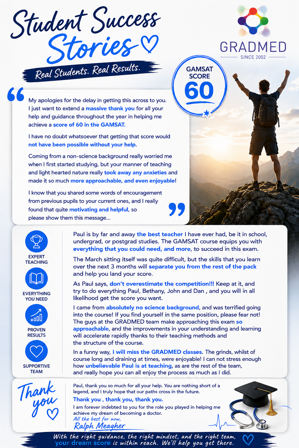 Off to medical school